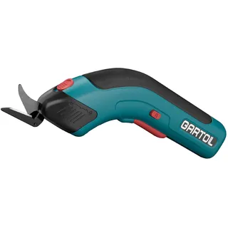 GARTOL Kabellose Elektroschere, Hochgeschwindigkeits-Kartonschneider f체r Stoff, Teppich, Leder, Filz, 4 V wiederaufladbare Powerschere mit Ladeger채t, Pr채zisionsschneidwerkzeug f체r N채hen, Basteln