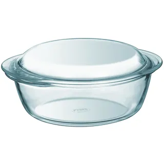 Pyrex Auflaufform 1,3 l rund 1,3L Transparent