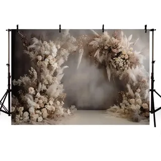 MEHOFOND Fotohintergrund im Boho-Stil, für den Innenbereich, 2,1 x 1,5 m, Bohemian-Stil, Retro, Mädchen, Geburtstag, Hochzeit, Schwangere, Kunst, Portrait, dekoratives Banner, Studiozubehör