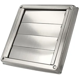 MS Beschläge Lüftungsgitter Abluftgitter Ablufthaube Lamellengitter mit Anschlussflansch