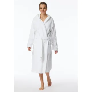 SCHIESSER Bademantel Damen Essentials Weiß L