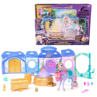 Spin Master Unicorn Academy - Stall Spielset 90 cm mit Licht- und Soundeffekten