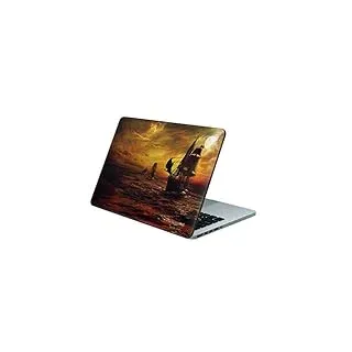 Skins4u Folie Sticker Skin Vinyl Aufkleber mit farbenfrohen Motiven für bis 17.3 Zoll 42x30cm Laptop Skin Decal Cover Piraten