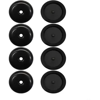 HOHOVYVY 4 Paare Gurt Knopf Für Autogurte, Aus Hartplastik, Schwarz, Geeignet Für Die Meisten Sicherheitsgurt Stopper, Auto Gurt Niete