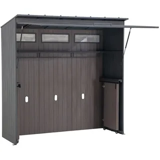 Sunjoy Gartenhaus Mambo für Outdoor Küche 94 cm x 220 cm Anthrazit