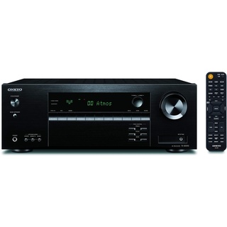 Onkyo TX-SR393(B) 5.2 Kanal AV Receiver (Dolby/DTS:X, AccuEQ, AccuReflex, 4K, Bluetooth, 155 W/Kanal) Schwarz