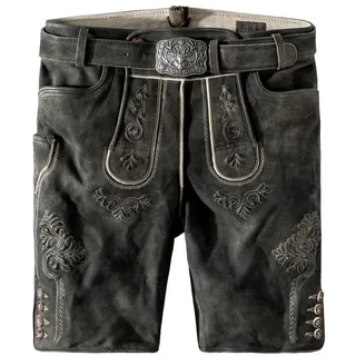 Stockerpoint Lederhose "Bertl" in graphit gespeckt | Gr.: 44