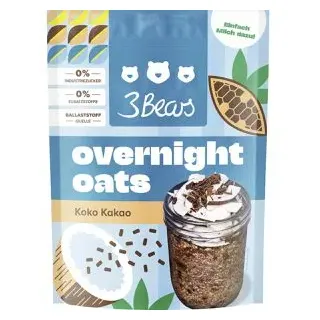 3Bears Overnight Oats - Koko Kakao 400,0 g, 1 St.