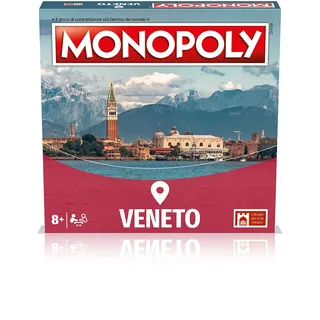 Winning Moves, Die schönsten Dörfer Italiens Venetien Edition, italienische Ausgabe, Spiel für Familien, ab 8 Jahren +