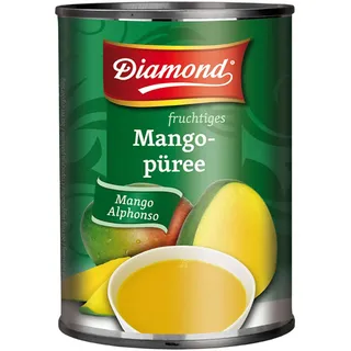 DIAMOND Mangopüree, feines Püree aus der Mango Alphonso, Obstkonserve in der Dose - 1 x 850 g
