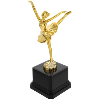 TOYANDONA Ballett Gold Award Trophäe Becher Gold Dance Award Trophäe Tanz Weibliche Trophäen für Turniere Wettbewerbe Belohnungen Party Gastgeschenke Trophäe Tanzwettbewerb Kinder Musikspielzeug