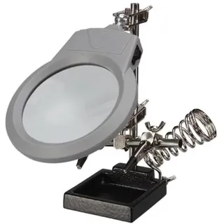 VELLEMAN Dritte Hand mit Lupe, Led-Lampe und Lötkolbenständer