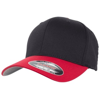 Flexfit Wooly Combed 2-Tone Cap, blk/red, L/XL