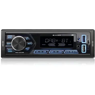 Caliber Autoradio mit Bluetooth - DAB - DAB+ - Autoradio mit USB, SD, AUX, FM - 1 DIN - Freisprechen - USB-Ladeanschluss - 4 x 55 Watt (RMD035DAB)