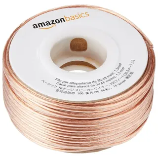 Amazon Basics 16-Gauge Speaker Wire - 30.48 m (100 feet), Bronzefarben