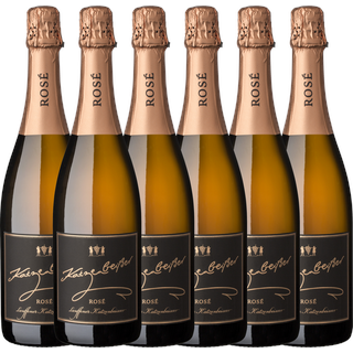 Lauffener Katzenbeißer Schwarzriesling Rosé Sekt b.A. trocken 0,75l - 6er Karton