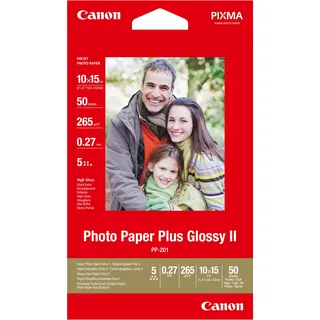 Canon Plus Glossy II PP-201 10 x 15 cm 265 g/m2 50 Blatt