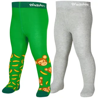 Playshoes Strumpfhose Affe 2er Set 74/80