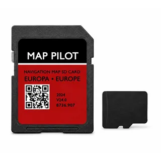 Generisch SD Karte - GPS Navigation - Europa v24 2024 - kompatibel mit Mercedes Becker Map Pilot
