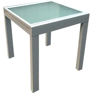 Harms Import LOLA Ausziehtisch 180 x 65 x 75 cm grau