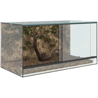 vidaXL Terrarium mit Speicher Transparent 80 x 40 x 40 cm Glas