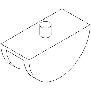 Giese Kantenschutz für Glasduschwände 8 mm, paar, 31314-00,