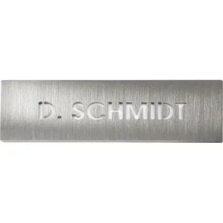 DoorBird D21x Namensschild für eine Ruftaste, individuelle Gravur, beleuchtet