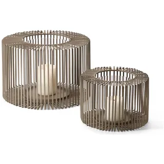 philippi Windlicht Oslo Glas Braun