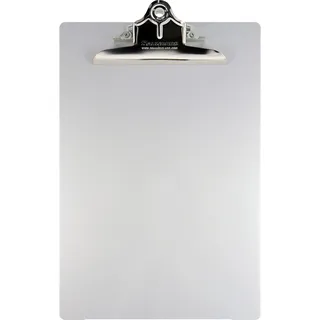 Saunders Läufer 22517 Klemmbrett A4, Aluminium, mit Hängeloch,