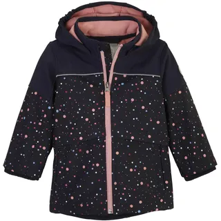 KILLTEC first instinct by killtec Kinder Softshelljacke/Outdoorjacke mit Kapuze FIOW 18 MNS SFTSHLL JCKT, dunkelnavy, 98, 42259-000