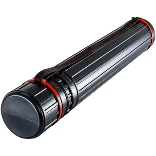 Raylu Paper - Planröhre, ausziehbare Kunststoffröhre zur Aufbewahrung von Plänen, Leinwänden und Postern, Dokumentenröhre mit Tragegurt für Künstler, Arbeit und Universität (45-74 cm)