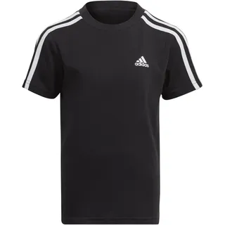 Adidas Essentials 3-Streifen Cotton T-Shirt Black / White 110    