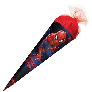 ROTH Schultüte Marvel Spider-Man 50 cm rund, Tüllverschluss