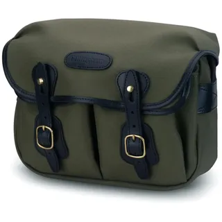 Billingham Hadley Small Kameratasche Sage FibreNyte Schwarzes Leder