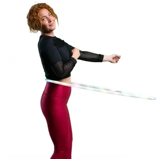 Hoopomania Hula-Hoop-Reifen Hoopomania LED Hula Hoop mit 28 Leuchten, Durchmesser 90cm