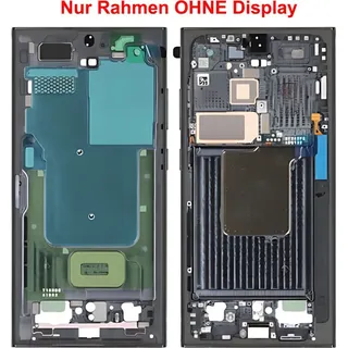 Original Mittelrahmen für Samsung SM-S928 Galaxy S24 Ultra titanium GH82-33399B - Schwarz