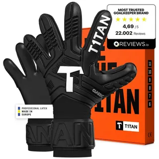 T1TAN Classic 1.0 Black-out Torwarthandschuhe - Black - 8