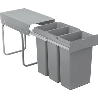 Vogt Einbauabfallsammler ROTA TRIAS 30 - 3 in Grau