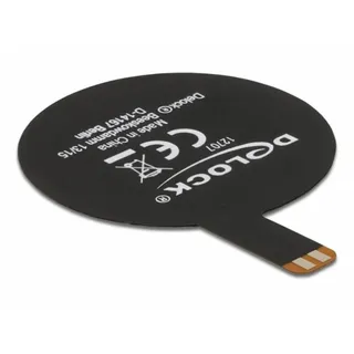 DeLock NFC-Antenne 13,56 MHz FPC rund intern selbstklebend Schwarz