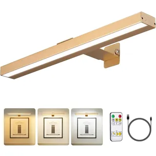 MIOBLUE Kabellose Bilderleuchte mit Fernbedienung, Bilderlampe mit Fernbedienung, 16 Zoll Wiederaufladbare Dart beleuchtung