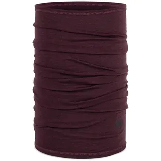 Buff Merino Lightweight Nackenwärmer - Solid Garnet - One Size