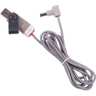 myVolts Ripcord-USB-Ladekabel mit 9V DC Ausgangsstecker kompatibel mit Synthstrom Audible Deluge Synthesizer