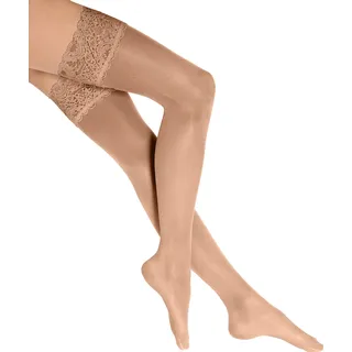 WOLFORD Strümpfe Satin Touch 20 Stay-Up" GOBI,
