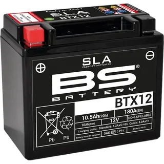 BS Battery Werkseitig aktivierte wartungsfreie SLA-Batterie - BTX12