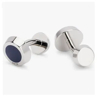 BOSS Manschettenknöpfe Set BOSS Simony Manschettenknöpfe neu, 50495133, BOSS Gravur blau|silberfarben