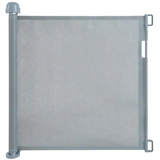 Estexo Türschutzgitter Treppenschutzgitter Türgitter Absperrgitter Grau