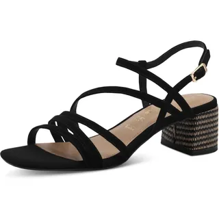 TAMARIS Sandalette Damen Blockabsatz schwarz,EU 39