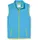 Fleece Weste aquablau 104