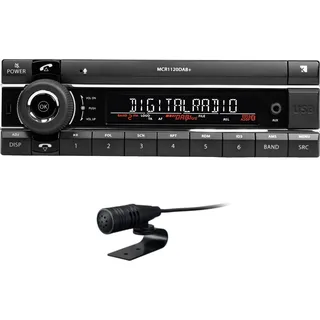 Axion MCR 1120 DAB+ Autoradio 1 DIN mit Bluetooth/USB/AUX