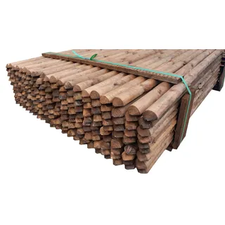 Robuste halbrunde Zaunlatte – perfekt für langlebige Gartenprojekte